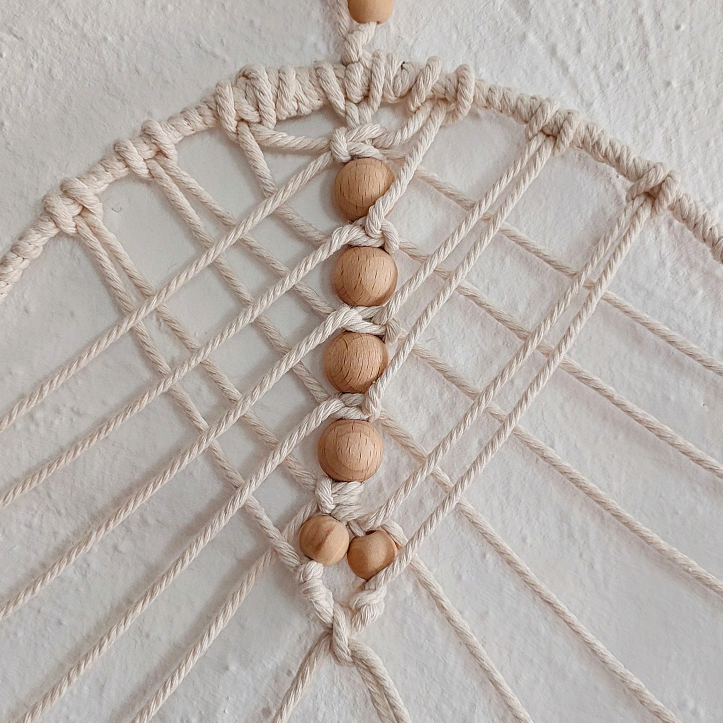 Makramee-Wandbehang "Boho Glücksknoten" – Handgeknüpfte Eleganz für Ihr Zuhause