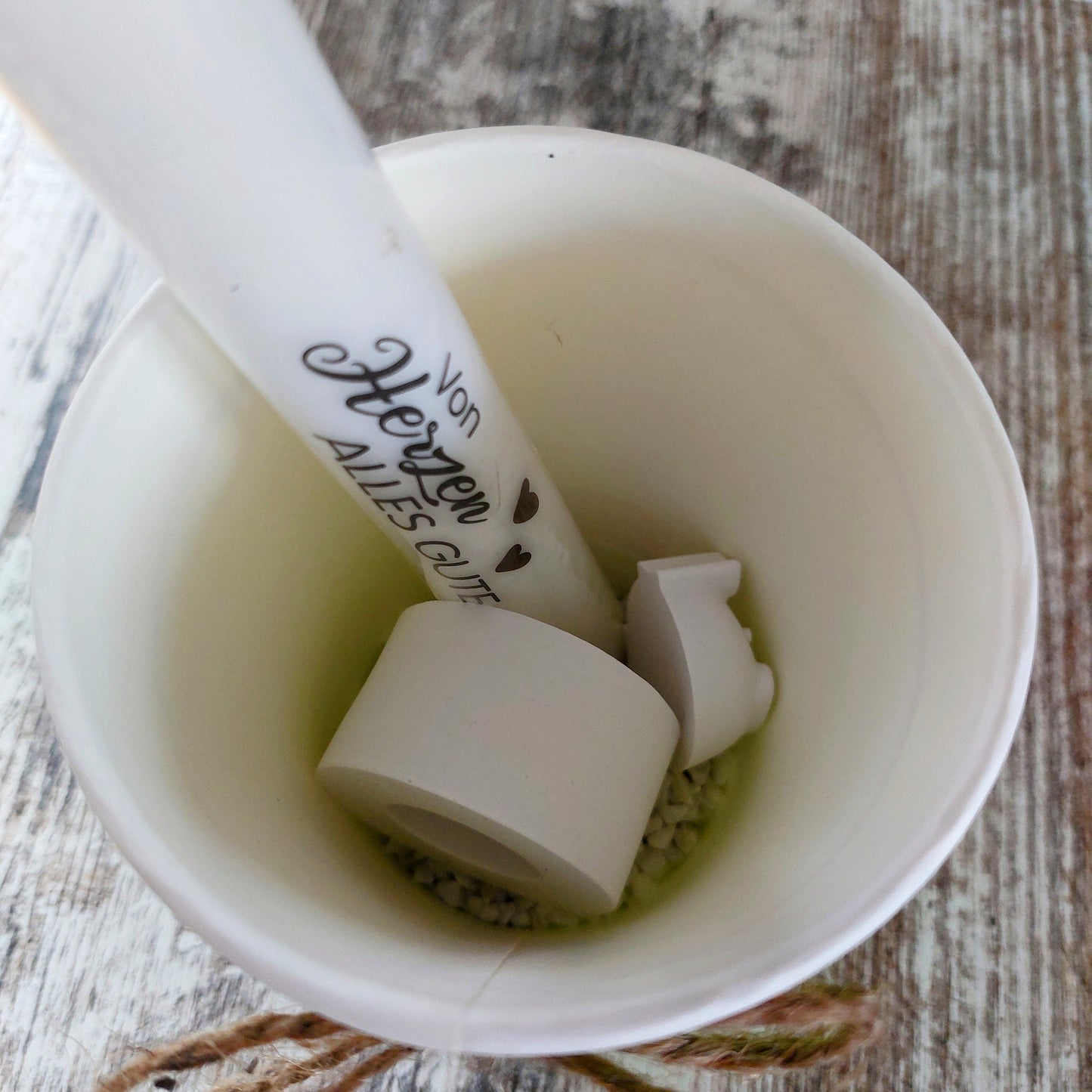Geschenkset "Eine Portion Glück" – Liebevoller Glücksbringer im Becher