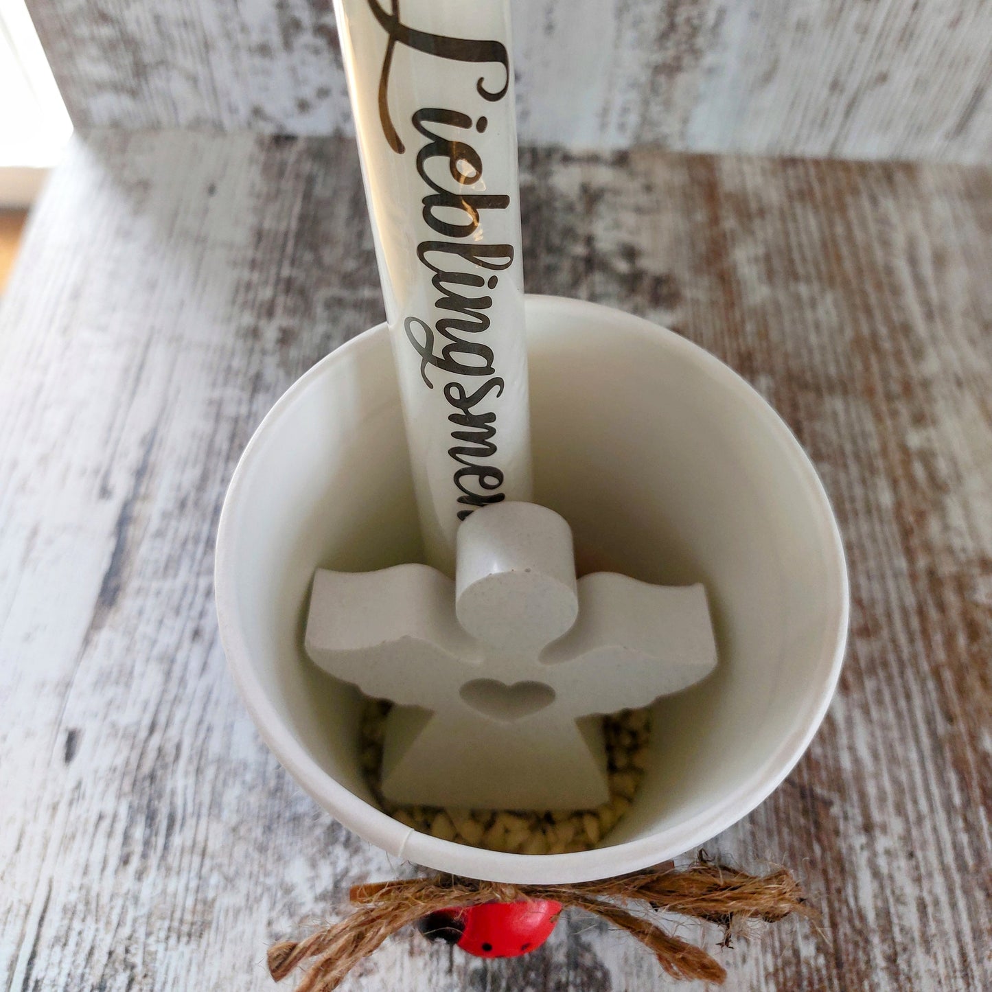Geschenkset "Für meinen Lieblingsmensch" mit Schutzengel