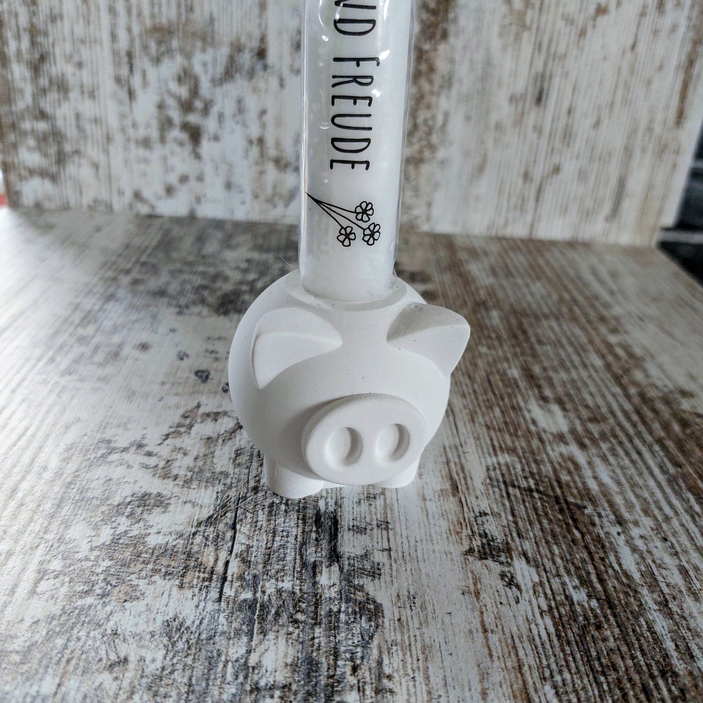 Kerzenständer "Glücksschwein" – Ein sauguter, kleiner Glücksbringer