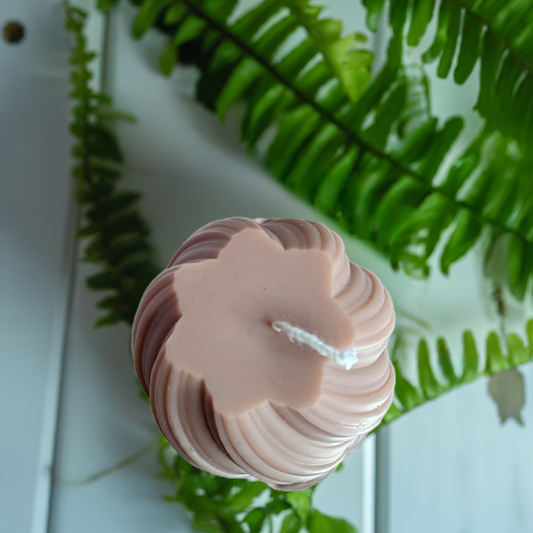 Handgefertigte Sojakerze "Twist"