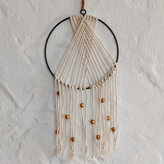 Handgefertigter Makramee-Wandbehang "Sonnentanz" – Ein Hauch Boho-Eleganz für Ihr Zuhause