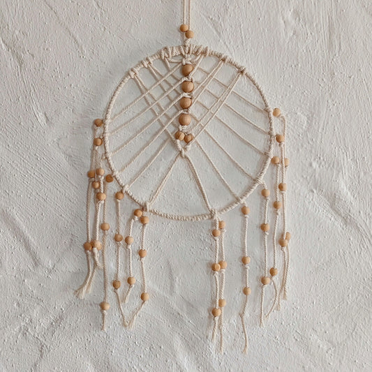 Makramee-Wandbehang "Boho Glücksknoten" – Handgeknüpfte Eleganz für Ihr Zuhause