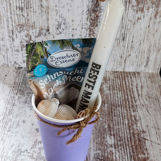 Liebevolles Geschenkset "Beste Mama" – Deine maritime Auszeit
