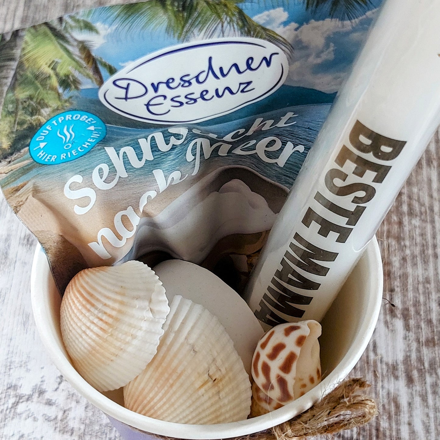 Liebevolles Geschenkset "Beste Mama" – Deine maritime Auszeit