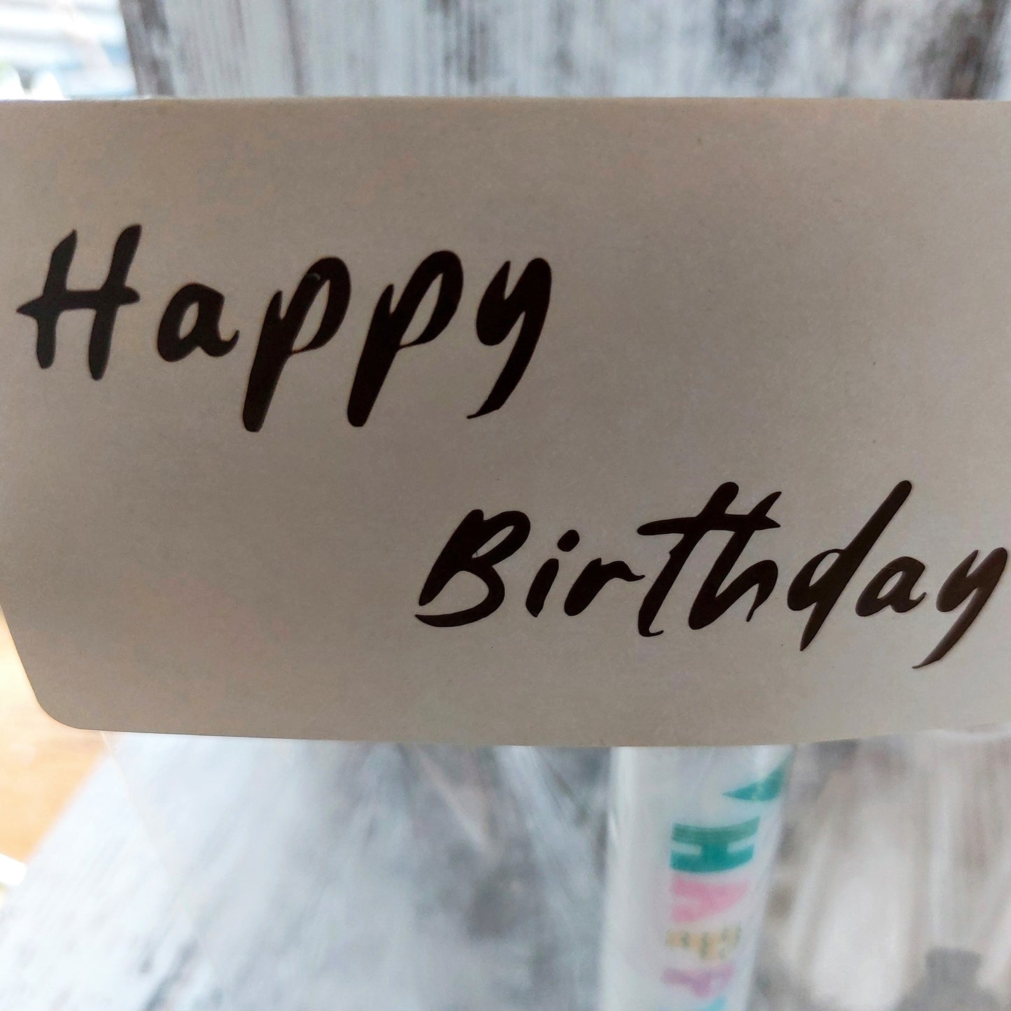 Handgemachtes Geburtstagsset "Kleine Freude": Kerzenständer Gugelhupf & Happy Birthday Kerze – Dein Unikat von Herzensstücke by Sara