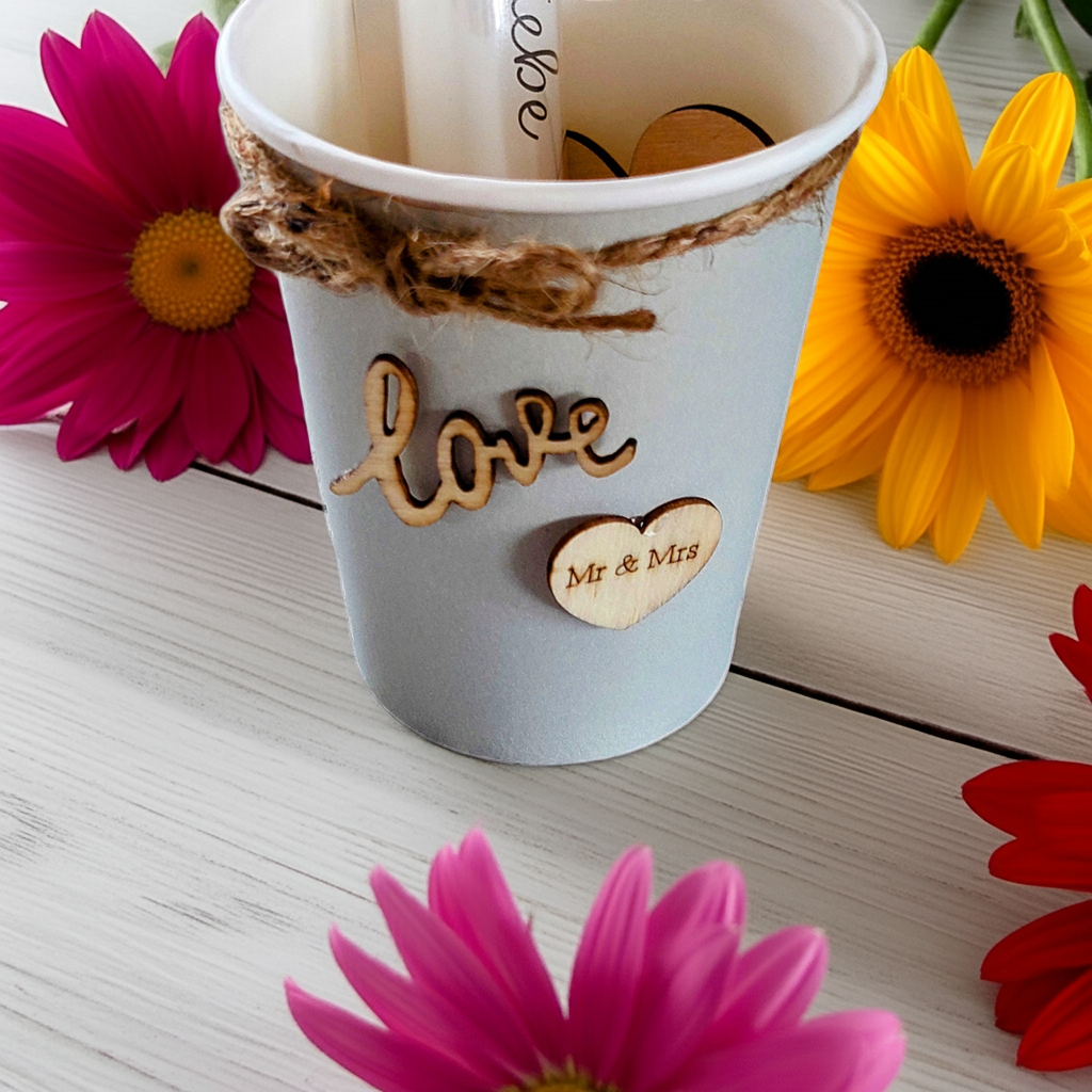 "Herzensstück" zur Hochzeit: Handgefertigtes Kerzen-Geschenkset für das Brautpaar