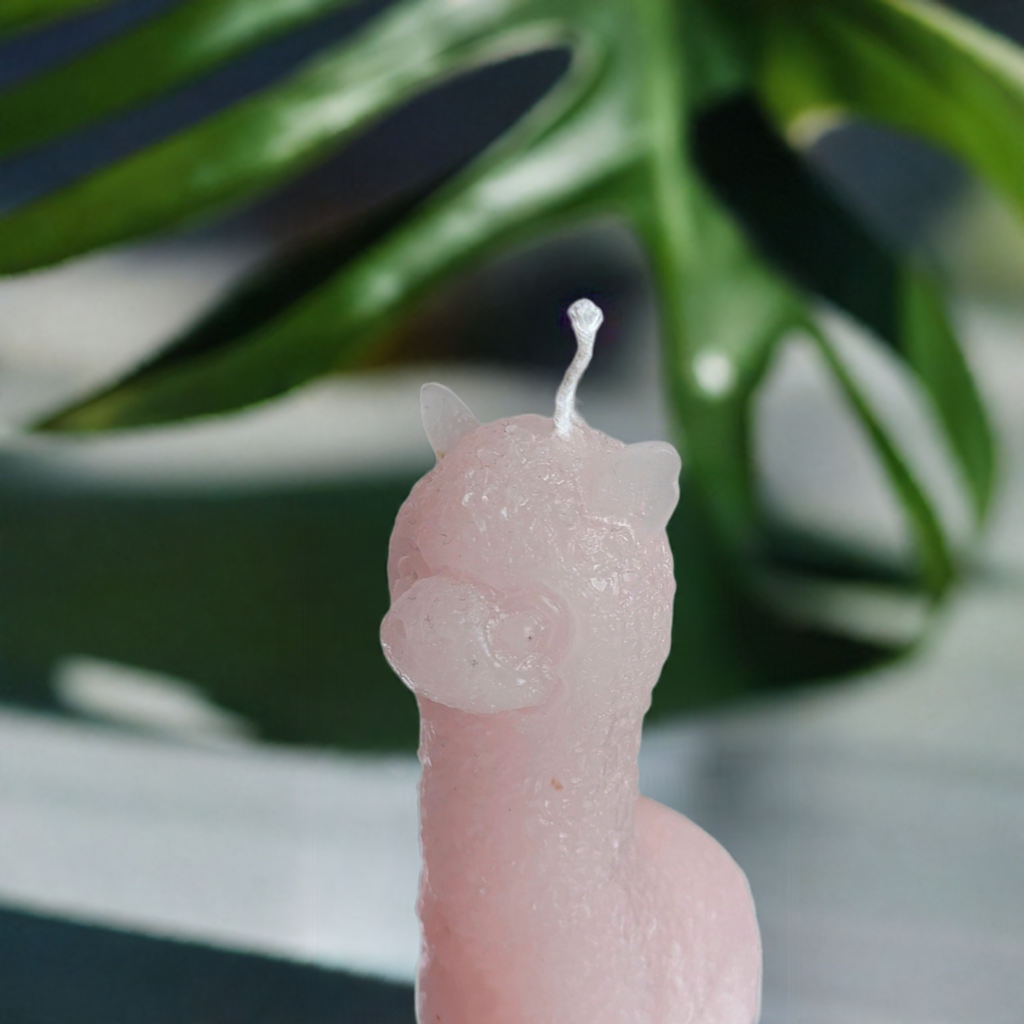 Niedliche Alpaka-Kerze – Limitierte Edition